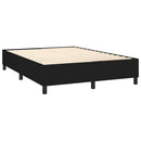 Boxspring sengeramme 140x200 cm stof sort