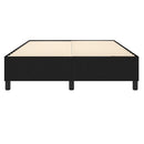 Boxspring sengeramme 140x200 cm stof sort
