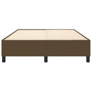 Boxspring sengeramme 140x200 cm stof mørkebrun