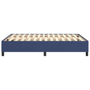Boxspring sengeramme 140x200 cm stof blå