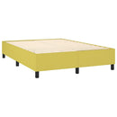 Boxspring sengeramme Grøn 140x200 cm Stof