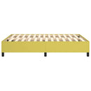 Boxspring sengeramme Grøn 140x200 cm Stof