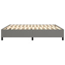 Boxspring sengeramme 160x200 cm stof mørkegrå