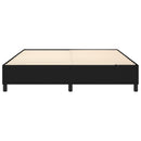 Boxspring sengeramme 160x200 cm stof sort
