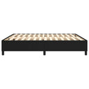 Boxspring sengeramme 160x200 cm stof sort