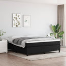 Boxspring sengeramme 160x200 cm stof sort