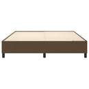 Boxspring sengeramme 160x200 cm stof mørkebrun