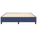 Boxspring sengeramme 160x200 cm stof blå