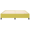 Boxspring sengeramme Grøn 160x200 cm Stof