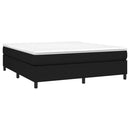 Boxspring sengeramme 180x200 cm stof sort