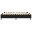 Boxspring sengeramme 180x200 cm stof sort