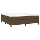 Boxspring sengeramme 180x200 cm stof mørkebrun