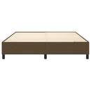 Boxspring sengeramme 180x200 cm stof mørkebrun