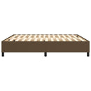 Boxspring sengeramme 180x200 cm stof mørkebrun