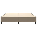 Boxspring sengeramme 180x200 cm stof gråbrun