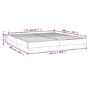 Boxspring sengeramme 180x200 cm stof cremefarvet