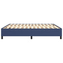 Boxspring sengeramme 180x200 cm stof blå