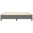 Boxspring sengeramme 200x200 cm stof mørkegrå