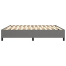 Boxspring sengeramme 200x200 cm stof mørkegrå