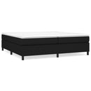 Boxspring sengeramme 200x200 cm stof sort