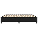 Boxspring sengeramme 200x200 cm stof sort