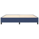 Boxspring sengeramme 200x200 cm stof blå