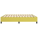 Boxspring sengeramme Grøn 200x200 cm Stof