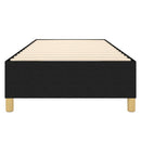 Boxspring sengeramme 80x200 cm stof sort