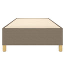 Boxspring sengeramme 80x200 cm stof gråbrun