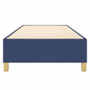 Boxspring sengeramme 80x200 cm stof blå