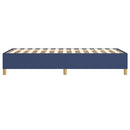 Boxspring sengeramme 80x200 cm stof blå