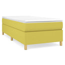 Boxspring sengeramme 80x200 cm stof grøn