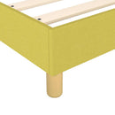 Boxspring sengeramme 80x200 cm stof grøn