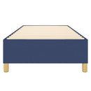 Boxspring sengeramme 90x190 cm stof blå