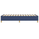 Boxspring sengeramme 90x190 cm stof blå