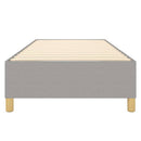 Boxspring sengeramme Lysegrå 90x200 cm Stof