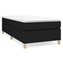 Boxspring sengeramme 90x200 cm stof sort