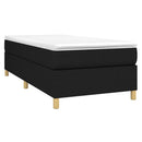 Boxspring sengeramme 90x200 cm stof sort