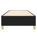 Boxspring sengeramme 90x200 cm stof sort