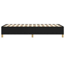 Boxspring sengeramme 90x200 cm stof sort