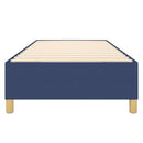 Boxspring sengeramme 90x200 cm stof blå