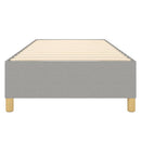 Boxspring sengeramme Lysegrå 100x200 cm Stof