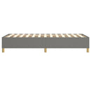 Boxspring sengeramme Mørkegrå 100x200 cm Stof