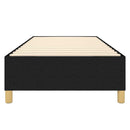 Boxspring sengeramme Sort 100x200 cm Stof