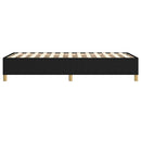 Boxspring sengeramme Sort 100x200 cm Stof