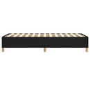 Boxspring sengeramme Sort 100x200 cm Stof