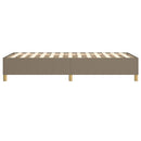 Boxspring sengeramme Taupe 100x200 cm Stof