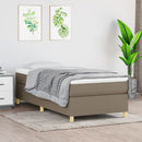 Boxspring sengeramme Taupe 100x200 cm Stof
