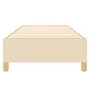 Boxspring sengeramme Creme 100x200 cm Stof