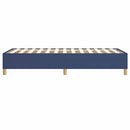 Boxspring sengeramme 100x200 cm stof blå